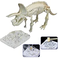 Los mejores  - deAO Esqueleto Fósil de Dinosaurio Kit de Paleontología Figura de Juguete con Huesos Simulados Actividad Educativa…